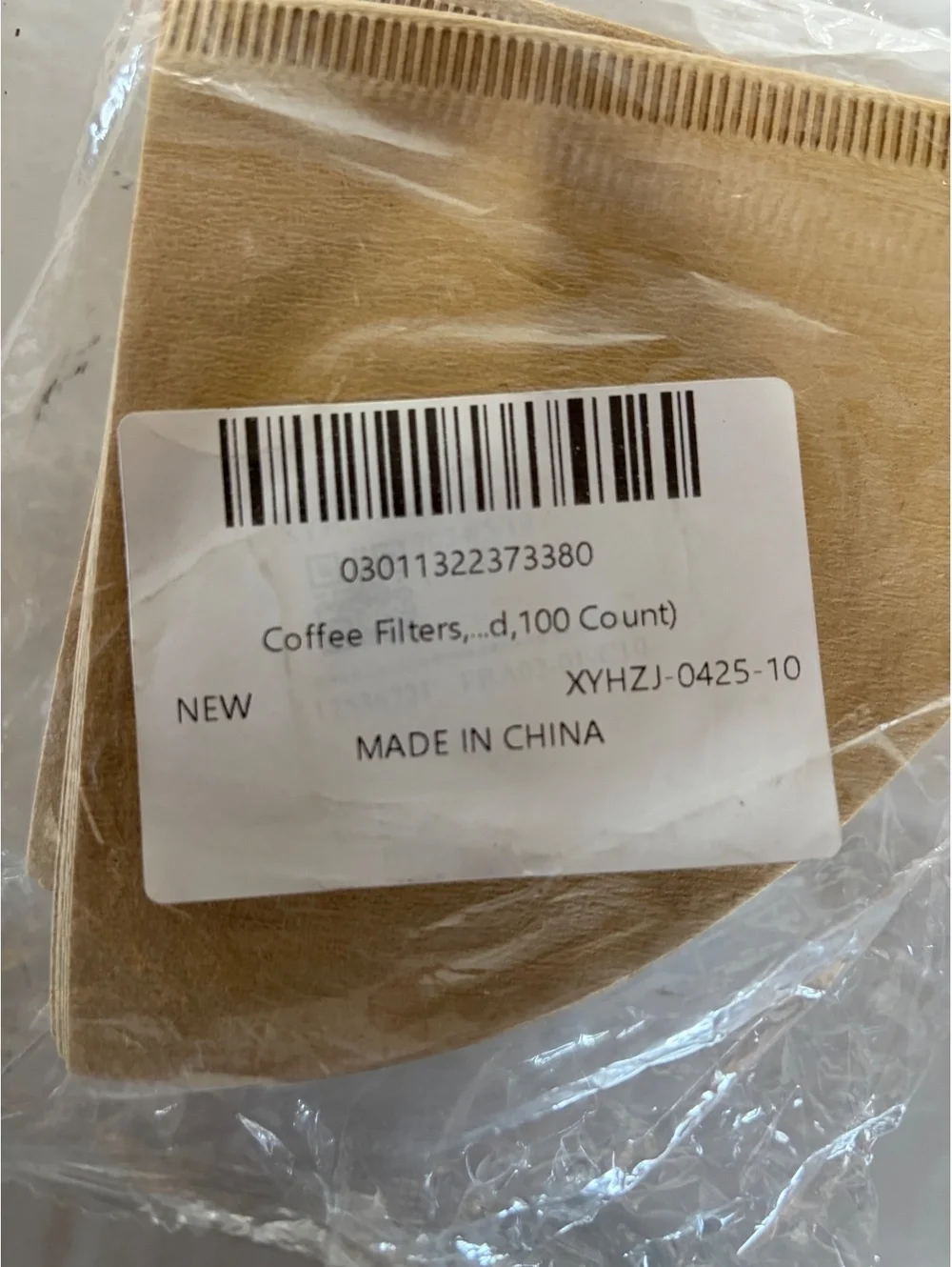 100 Count Brown Coffee Filters